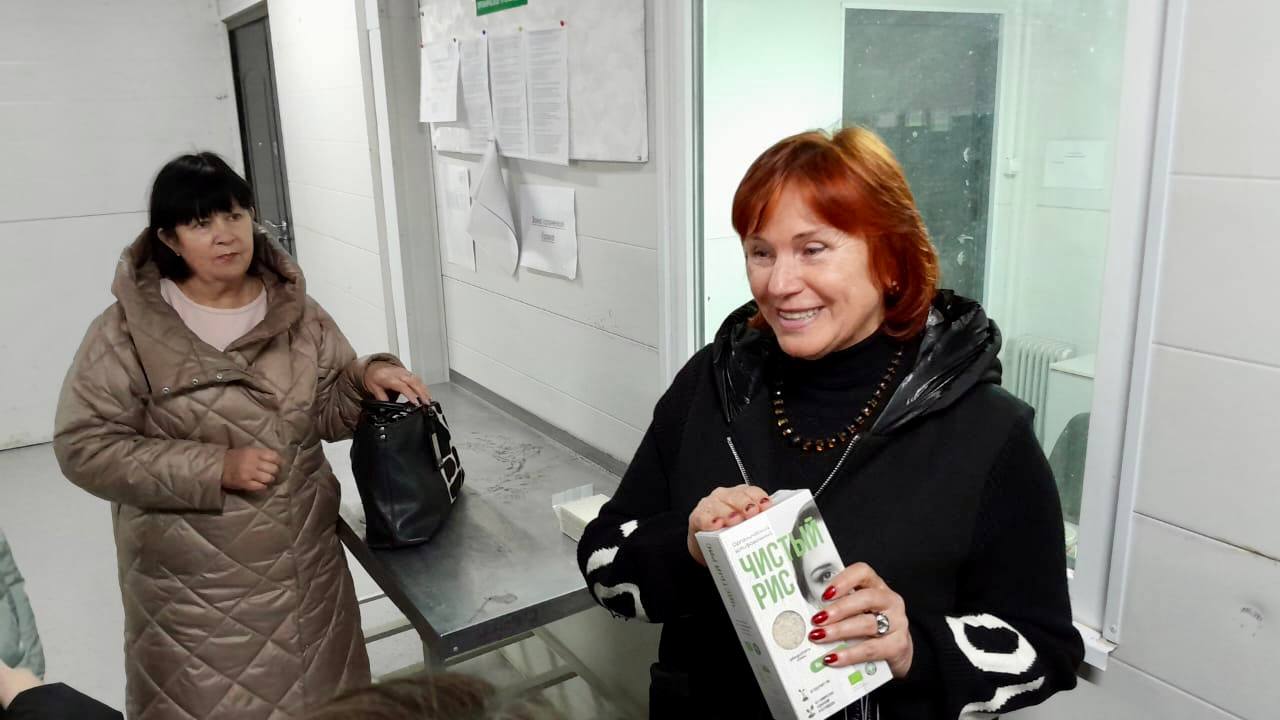 Учащиеся Крымского района Краснодарского края узнали, как перерабатывается органический рис